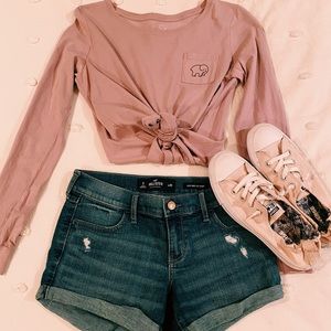 Ivory Ella purple long sleeve tshirt